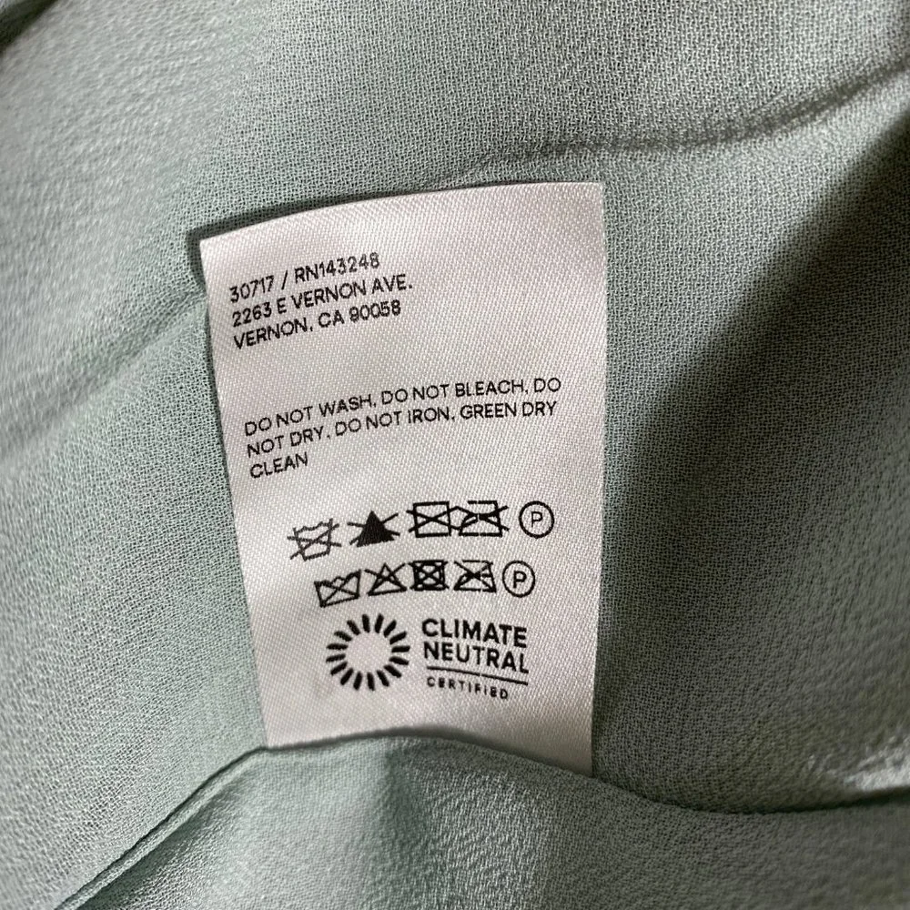 Reformation Peptites Nikita Dress in Celadon - Picture 10 of 12